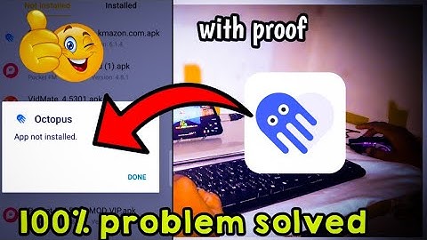 Octopus app not installed problem solution/app not installed problem solved/#octopus#shamyt