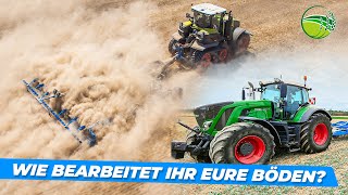 Stoppelbearbeitung bei extremer Trockenheit! FENDT 939 + CLAAS Axion Traktor | @LEMKENAgrovision