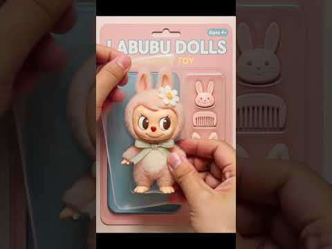 Unboxing Labub Doll Premium Rubber Toy Pack Labubu