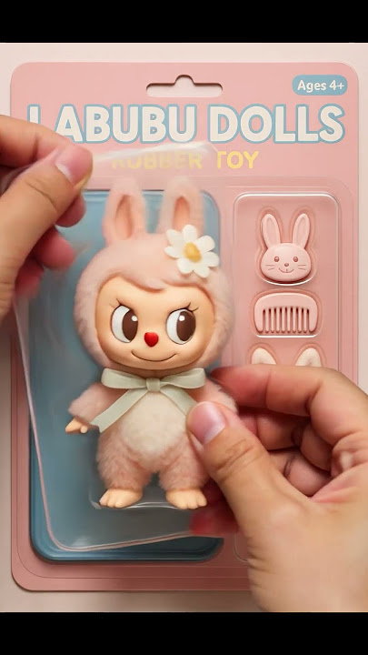 Unboxing Labub Doll Premium Rubber Toy Pack #labubu