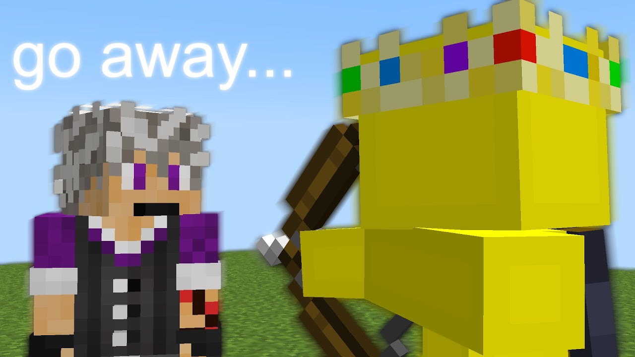Я заставил его играть со мной в Minecraft