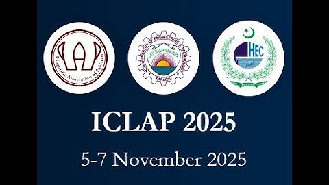 Parallel Sessions: 11th International Conference of Linguistic Association of Pakistan