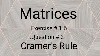 Matrices ll Class 9 ll Exercise 1.6 ll Question 2 ll learn fastly with alina