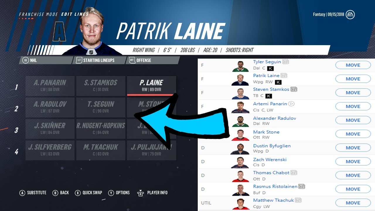 NHL 19 - WHAT IF MY FANTASY HOCKEY TEAM WAS IN THE NHL?