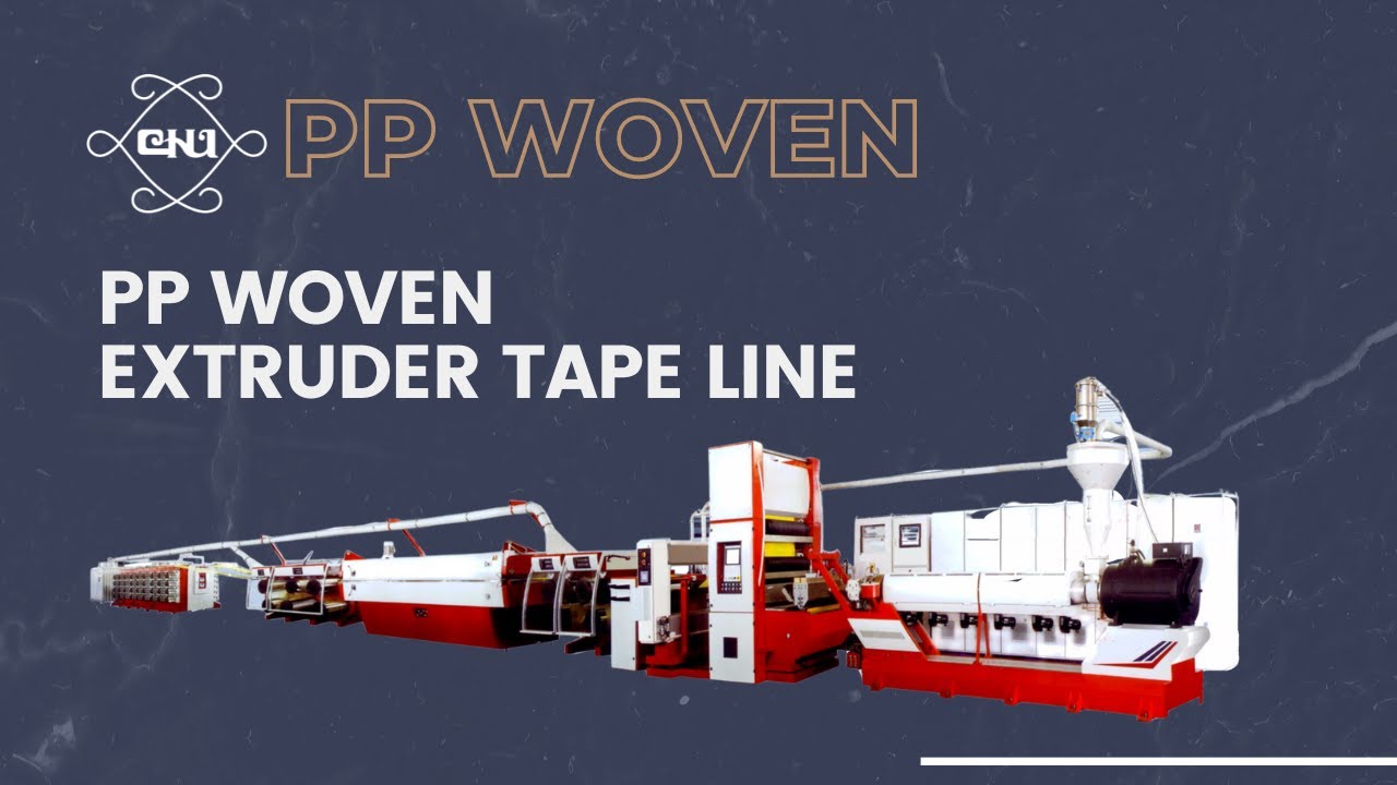 High Quality Extruder Tape Stretching Line YouTube