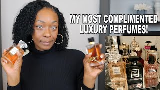 LUXURY PERFUME HAUL | MY MOST COMPLIMENTED PERFUMES #SimplyDivineCurls