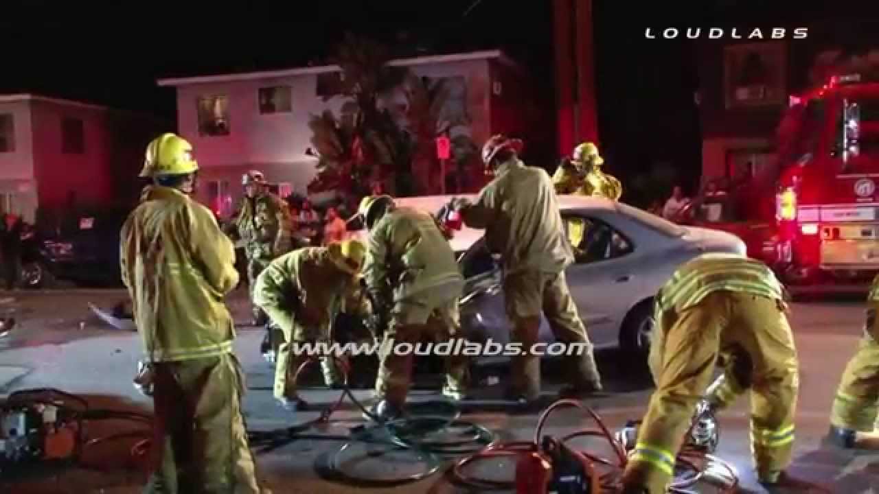 Head on Crash / Van Nuys RAW FOOTAGE YouTube