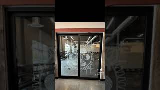 Custom Frosted Cutout Vinyl Door Wrap From Rm Wraps