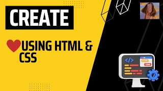 How to create a heart using html and css ❤ #html #code #css