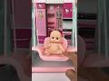 Satisfying with unboxing barbie doll and pink cute bath playset Magicasmr #barbie #barbiedoll#doll