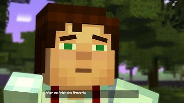 Minecraft  Story Mode episode 1 the order of the stone the ender con building competition part 1