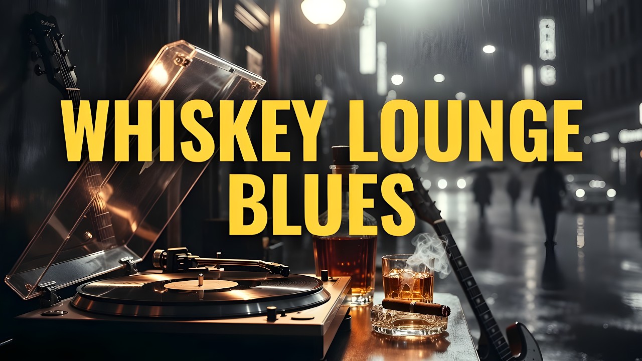 🥃 Whiskey Lounge Blues | Slow Southern Guitar Night Bar Instrumentals 🌙