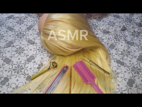 ASMR 3 EM 1, COÇANDO SEU COURO CABELUDO, TIRANDO PIOLHOS, TIRANDO SEUS FIOS COM PINÇA (caseirinho)🤫😴