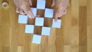 Rotating Origami Cubes