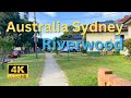 4k walkwalking in riverwood sydney australia on sunny day 2023