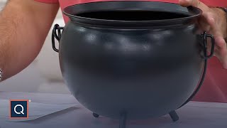 Simply Stunning Tabletop Metal Cauldron by Janine Graff | QVC