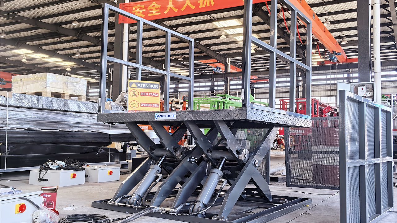 2000kg CE Standard Low Profile Hydraulic Scissor Lift Table