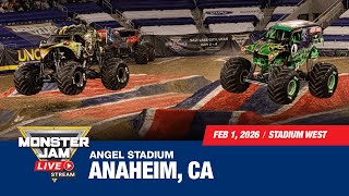 Monster Jam Anaheim Ca  2  Event  Feb 1 2026  Stadium West