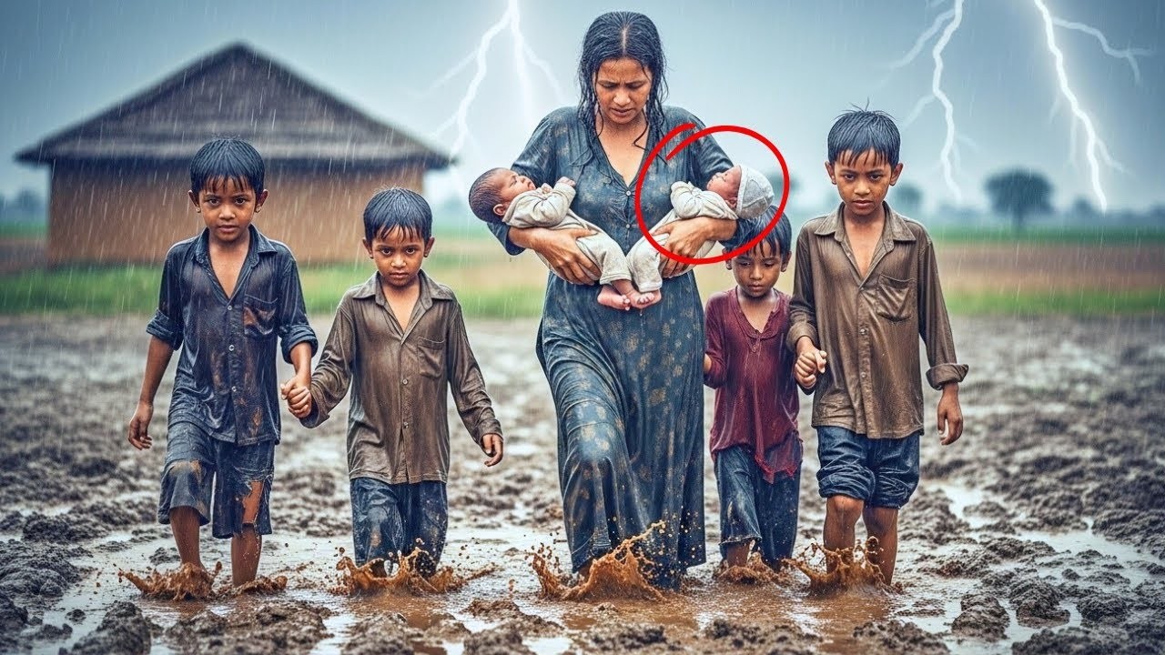 Madre Viuda Fue Expulsada Con Sus Niños En La Lluvia — Y Descubrió Por Qué Su Madre Nunca Volvió...