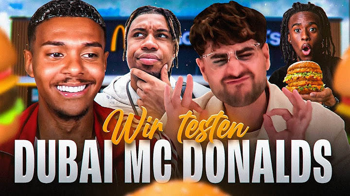 WIR TESTEN KAI CENATS BURGER 😍 MC DONALDS IN DUBAI TESTEN MIT ELI, SIDNEY & ELDOS🍔  | NIKLAS WILSON