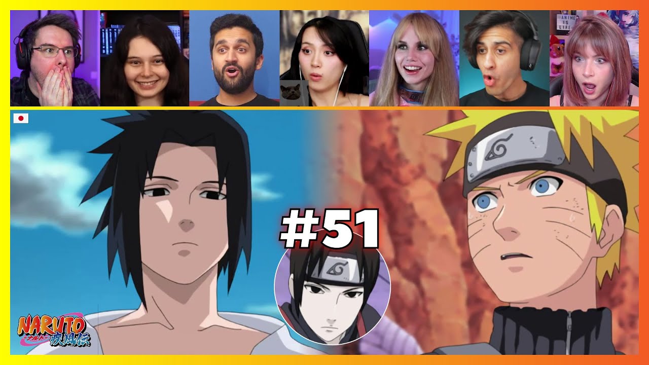 Naruto Shippuden Episode 51 | Reunion | Reaction Mashup ナルト 疾風伝