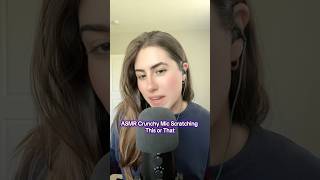 #asmrshorts crunchy mic scratching💗 #micscratching #asmrtriggers #asmrforsleep #asmrcommunity