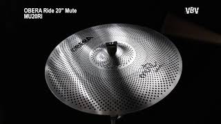 Mute 2x Silent Cymbals Set - 14" 20" video