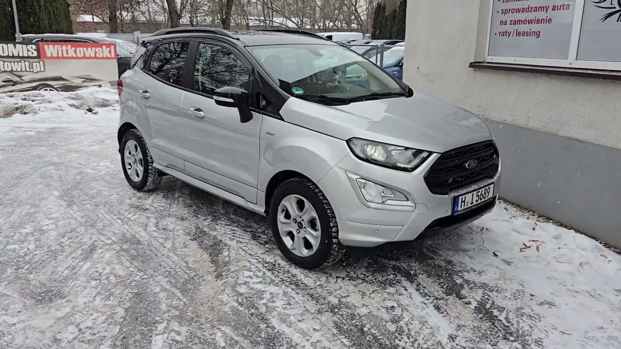 Ford EcoSport  ST- line 1,0 benzyna 125 KM  NAVI klimatronic OPŁACONY 2019  33 tys km