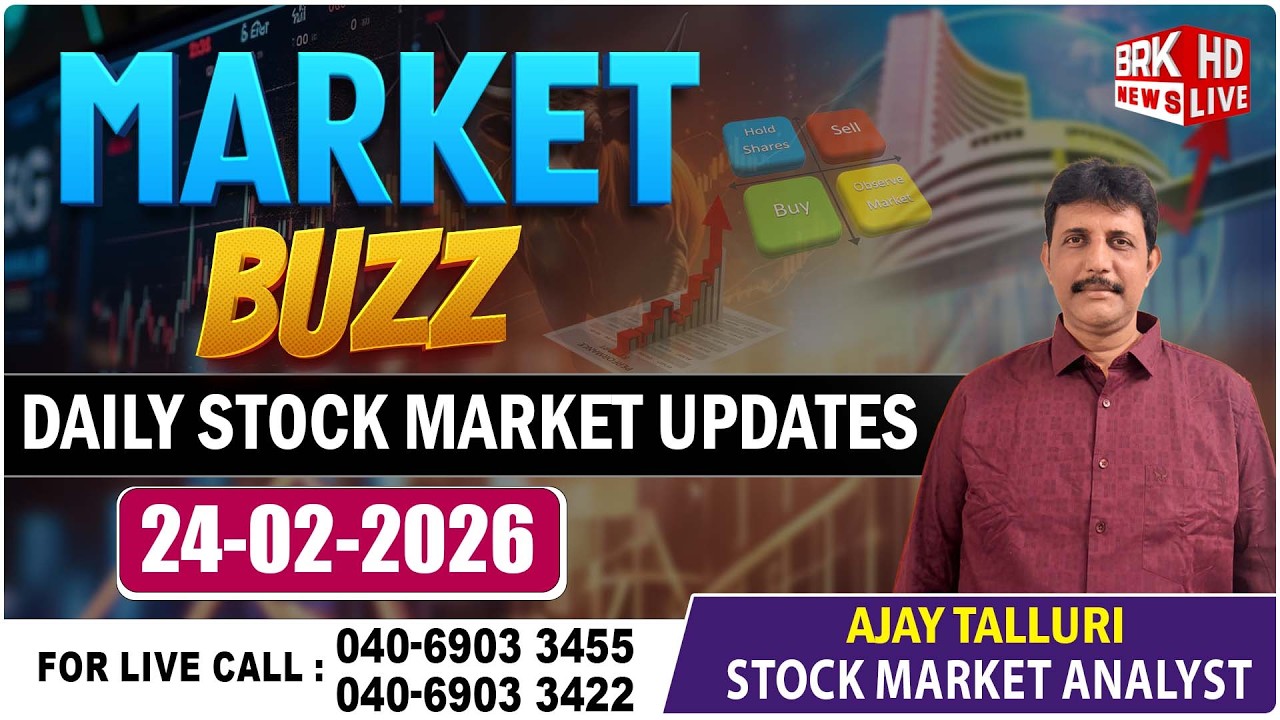 🔴LIVE : MARKET BUZZ | Daily Stock Market Updates || BRK News