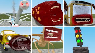 All Monster Cursed Thomas,Train Eater,Car Eater,Bus Eater,Megahorn,Traffic Light Head in Garry's Mod by Dino Land 5,850 views 1 year ago 8 minutes, 18 seconds