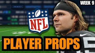 The Blitz: Week 9 NFL Player Props with Derek Carty