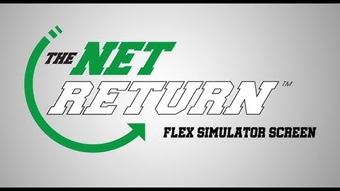The Net Return Flex Simulator Screen