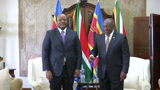 President Ramaphosa hosts His Majesty King Mswati III for a working visit to South Africa