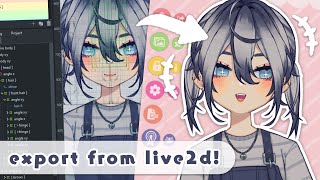 how to export from live2d into vtube studio! 【 live2d 5.0 tutorial 】