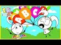 Youtube Thumbnail Learn the Alphabet with Colored Balloons ! Educational ABC Song Nursery Rhymes for Kids