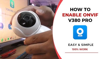 How to Enable V380 Camera Onvif | Enable RTSP V380 Wifi Camera