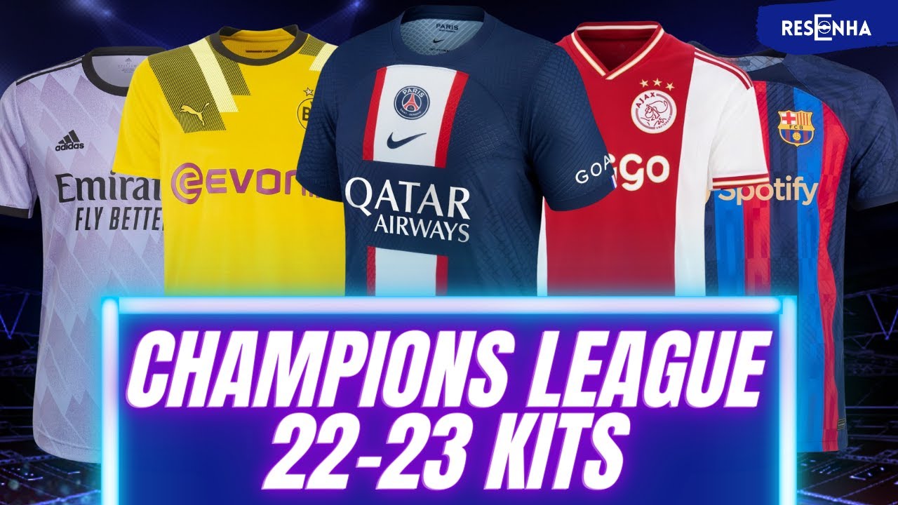 PSG UEFA Champions League  Camisas de futebol, Camisa de futebol