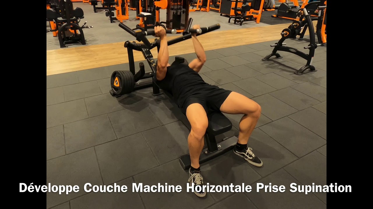 Développé Couche Machine Horizontal Prise Supination YouTube — free download