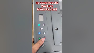 Hp Smart Tank 580 Test Print Button Pass hold#hp #service #printersupportsoftware