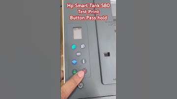 Hp Smart Tank 580 Test Print Button Pass hold#hp #service #printersupportsoftware