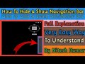 How to hide and show the navigation bar in AutoCAD || AutoCAD tutorial video