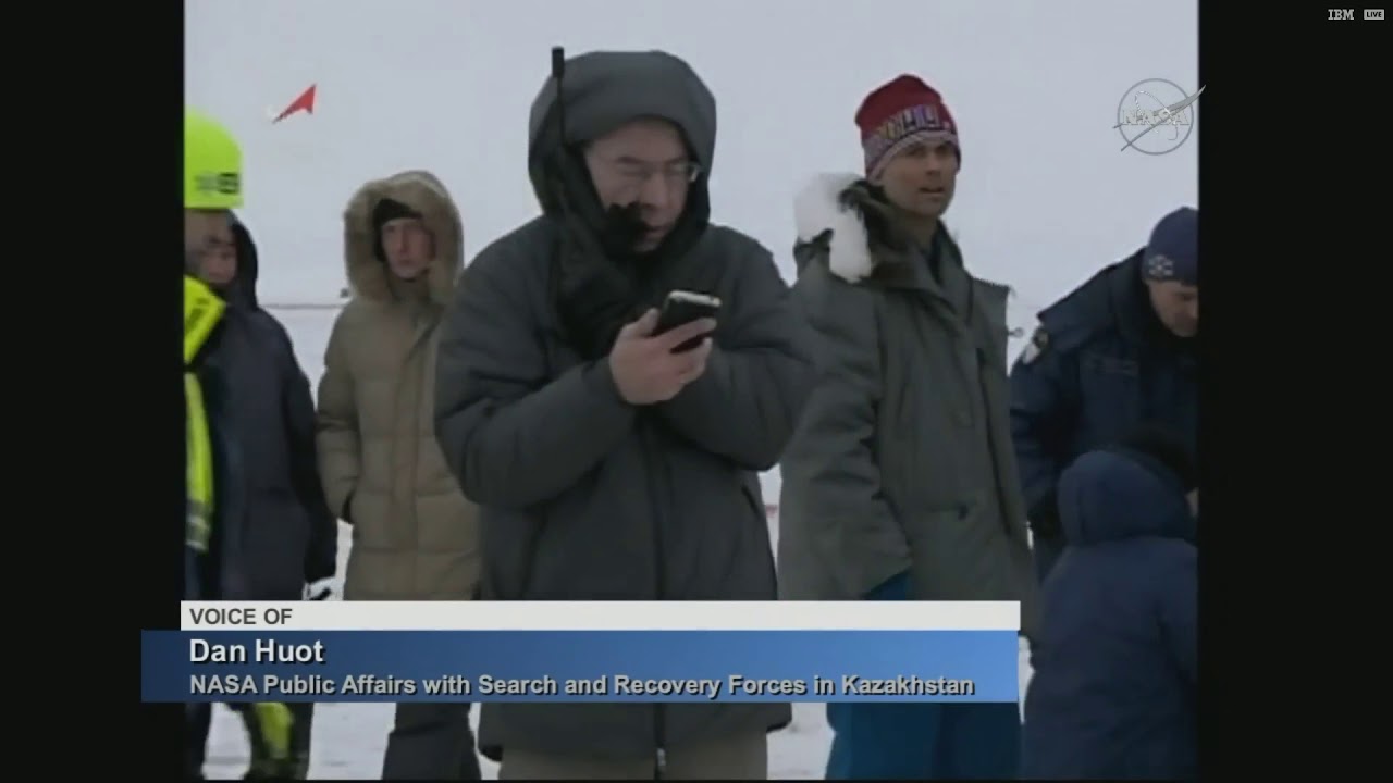 Recovery - LIVE Soyuz MS-06 ISS Expedition 54 Deorbit Reentry Landing And Recovery
