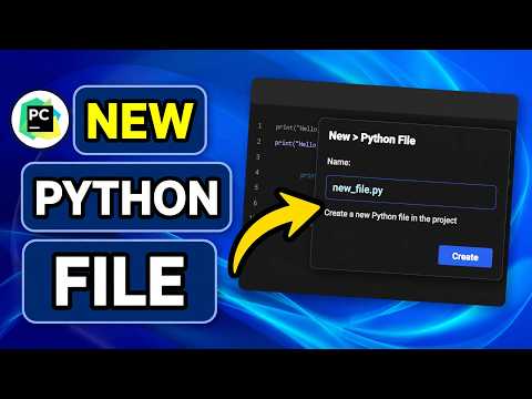 How to Make a New Python File on PyCharm - Full Guide
