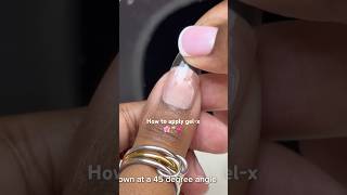 Gel-x nails at home 🫧 #nails #nailtutorial #nailtech #gelnails