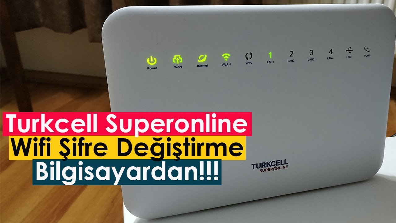 turkcell superonline wifi sifre degistirme bilgisayardan youtube