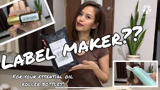 Label printer for your essential oil bottles!