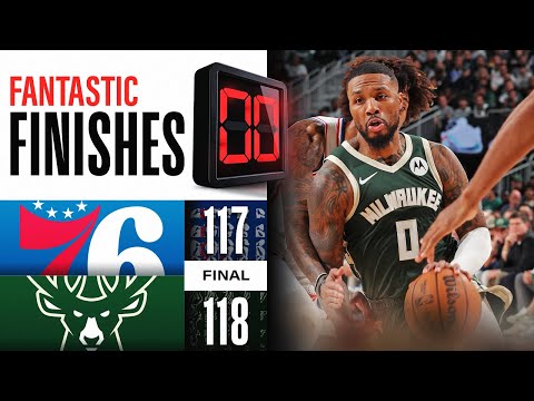 Final 5:32 WILD ENDING 76ers vs Bucks | October 26, 2023