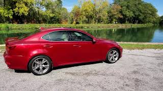 2009 Lexus IS250 red
