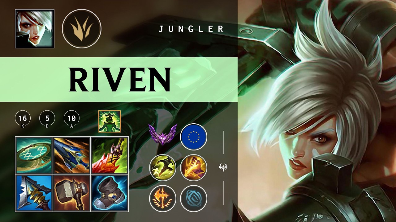 Riven Jungle vs Shen - EUW Master Patch 26.04