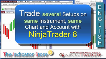 How to trade several setups at same time with NinjaTrader
